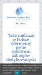 Mobile Screenshot of centrumleczeniaran.pl